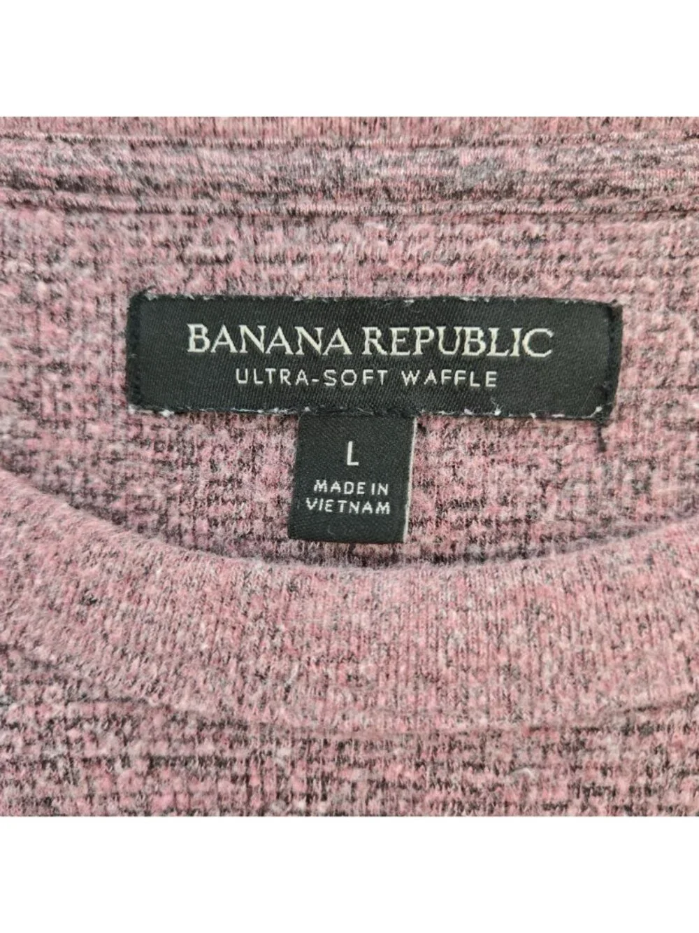 Banana Republic Ultra Soft Waffle Crewneck Sweater Size Large